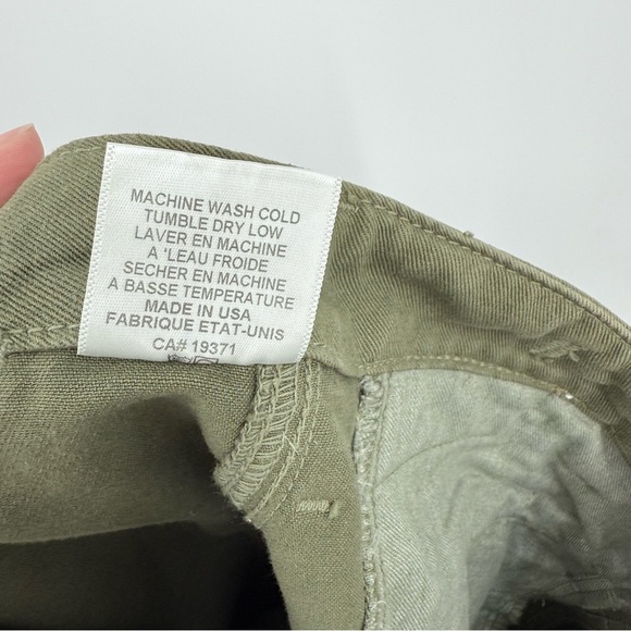 Re/Done Miltary Fatigue Surplus Army Green High Waisted Cargo Pants Size 25 - Picture 12 of 13